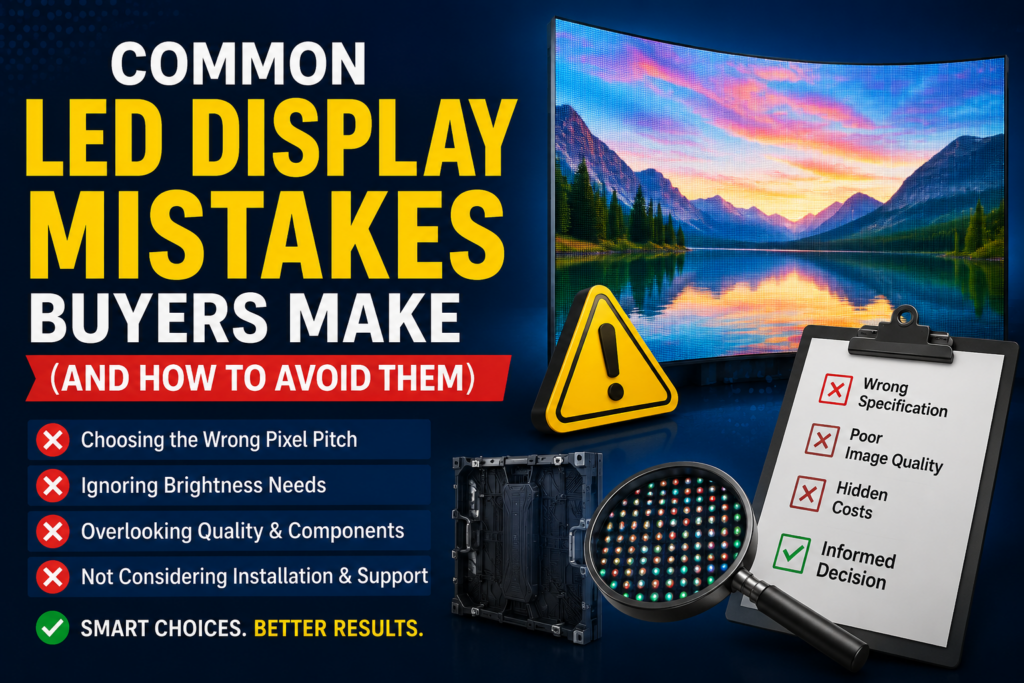 Common LED Display Mistakes Buyers Make (And How to Avoid Them)
