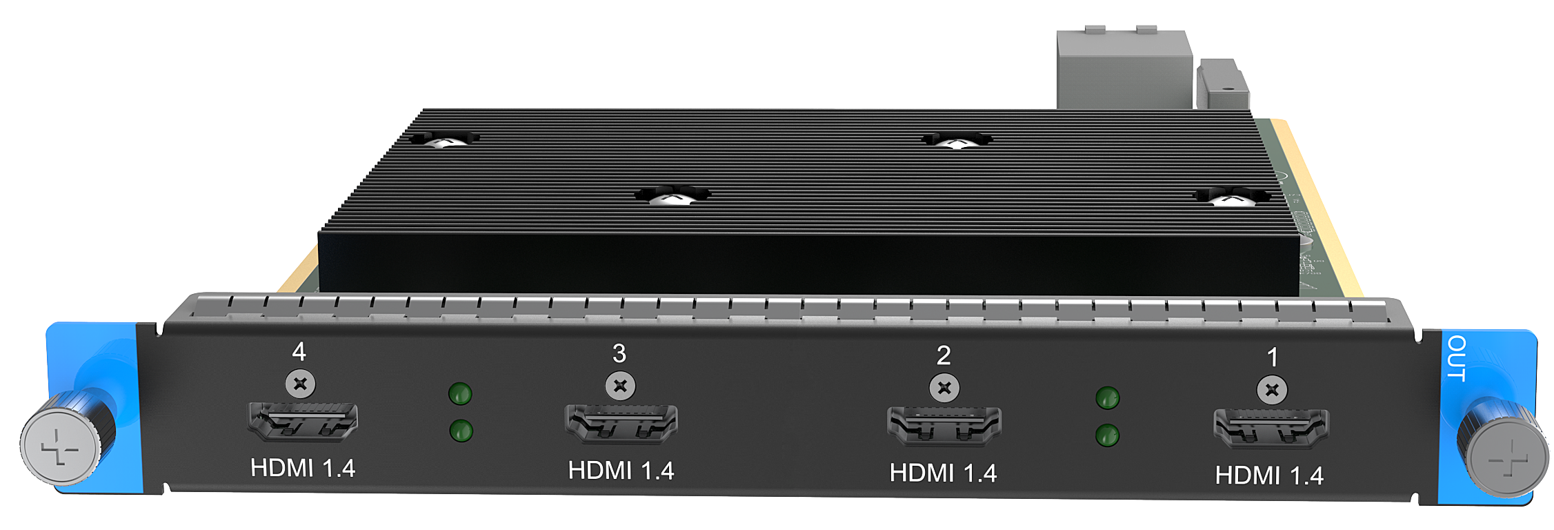 Q8 4×HDMI2.0 + 4×DP1.2 + 8×SFP Output Card